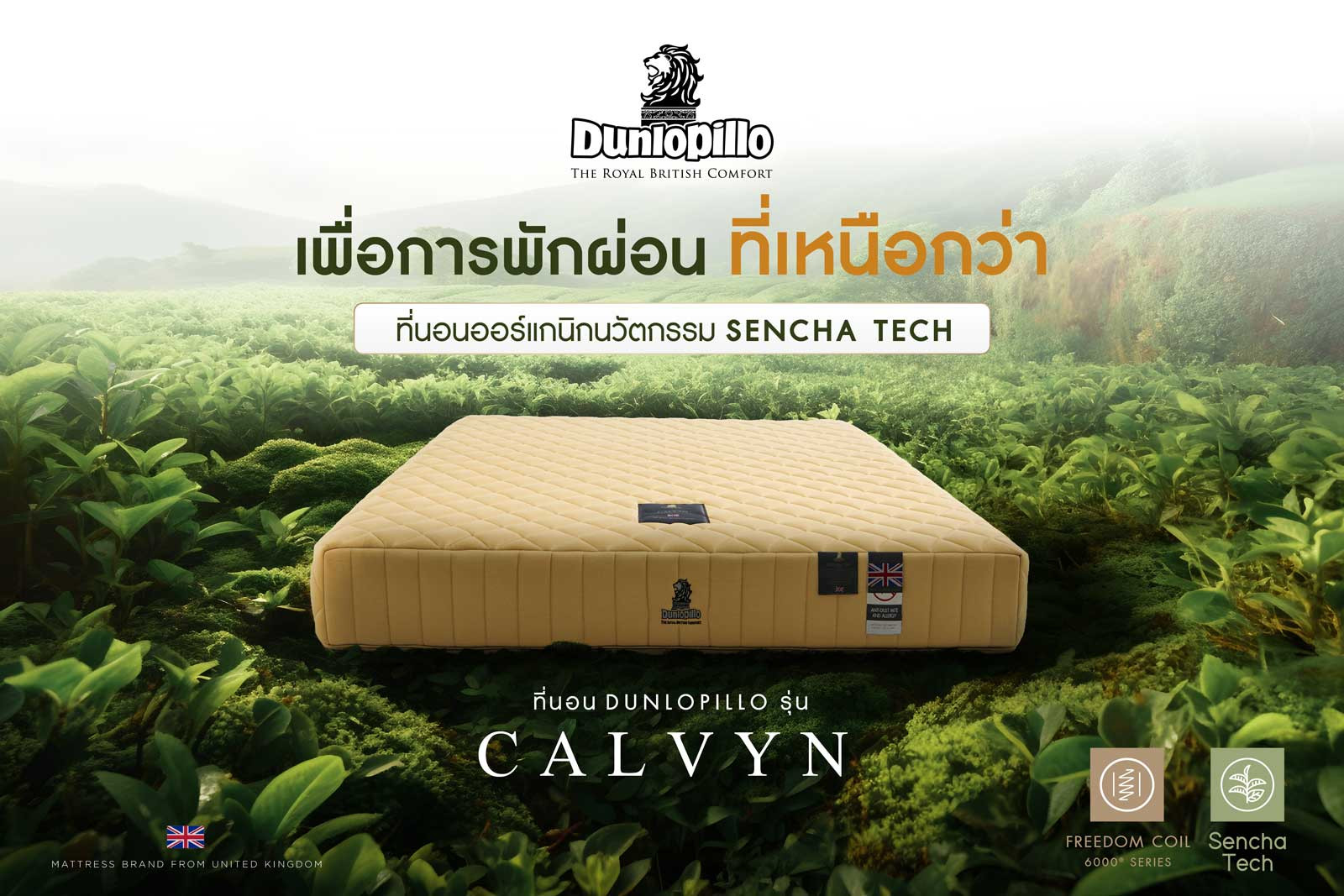 Mattress Dunlopillo Calvyn Dunlopillo Thailand